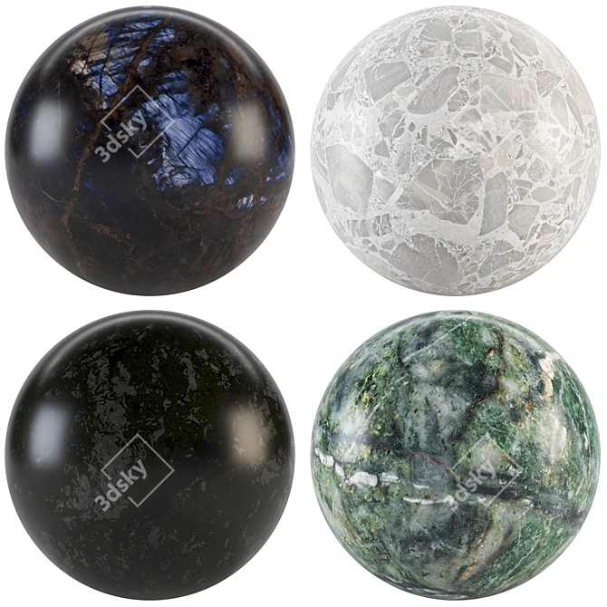 Marble 107 Texture Collection Set 3D model image 1