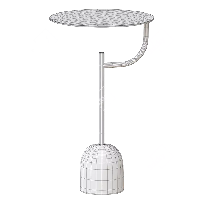 Contemporary Wittmann DETOUR Side Table 3D model image 2