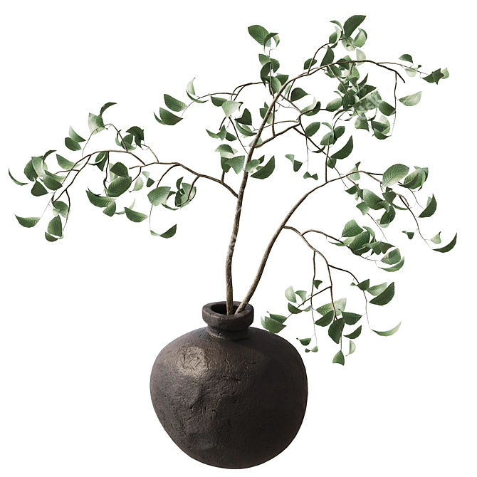 3D Branches in Vase Model 3D model image 11