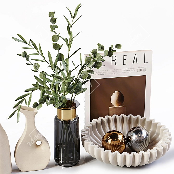  Elegant Decorative 3D Model 3D model image 3