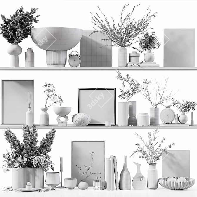  Elegant Decorative 3D Model 3D model image 7