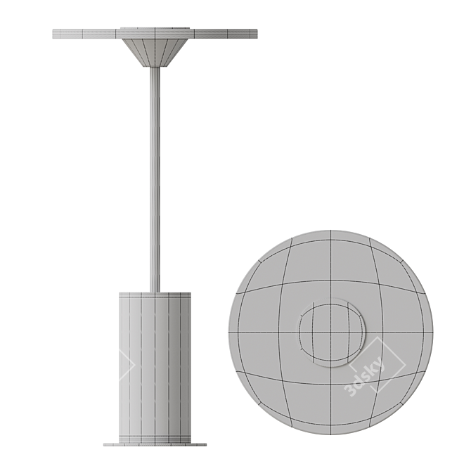 Modern Table Lamp DIONISIO by Romatti 3D model image 5