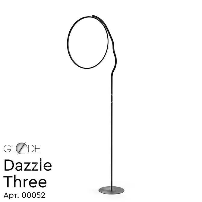 Dazzle Three Flexible Floor Lamp 3D model image 1