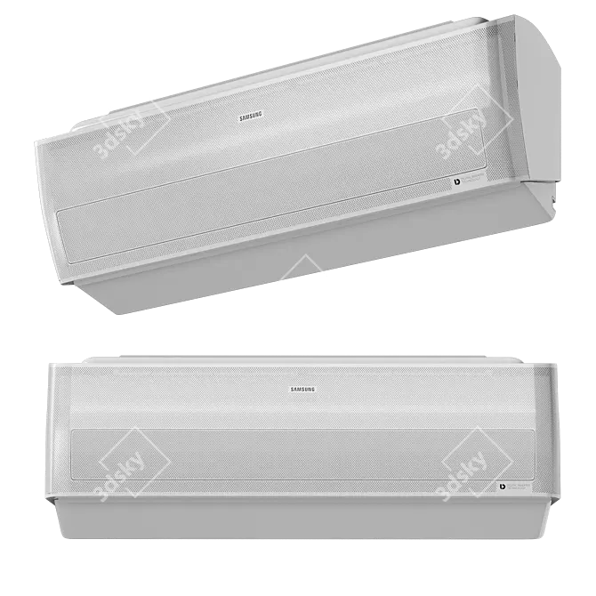 Samsung WindFree AR12NXCXAWKNEU Air Conditioner 3D model image 2