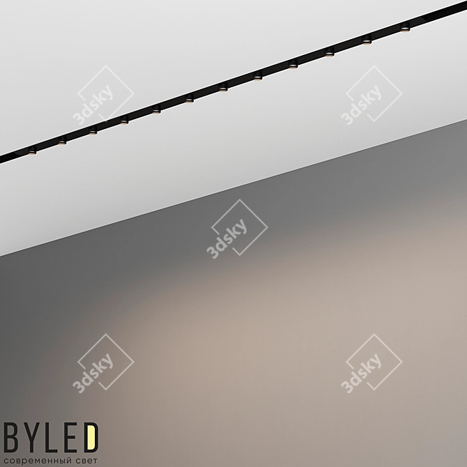 Byled Gravity Magnetic Inset Luminaire 3D model image 7