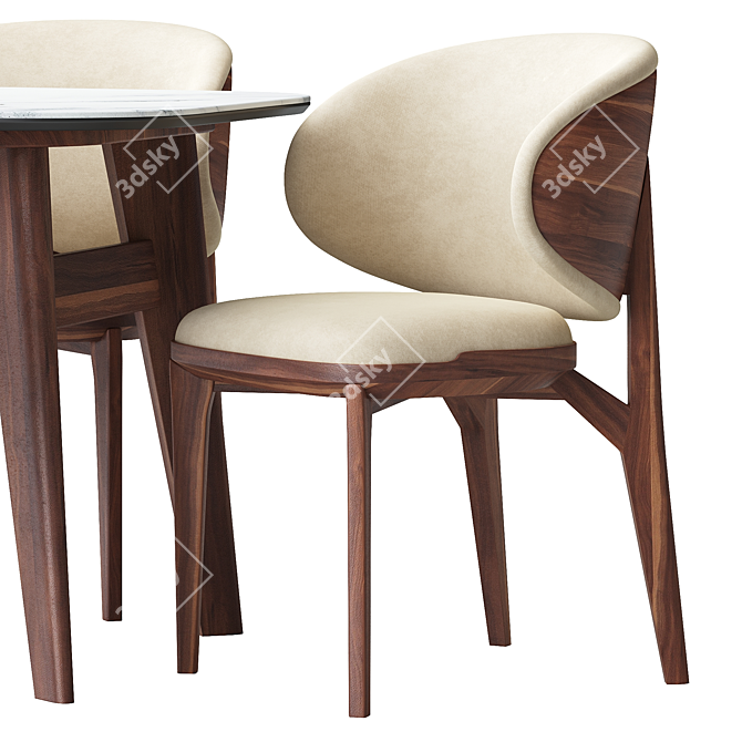 Luxury Pinnacle Chair Abrey Table 3D model image 3