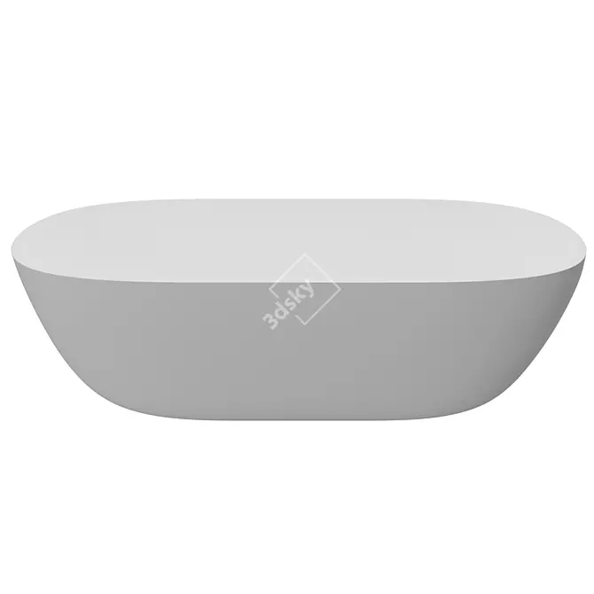 TONI ARTI Biella Luxury Bathtub 3D model image 2