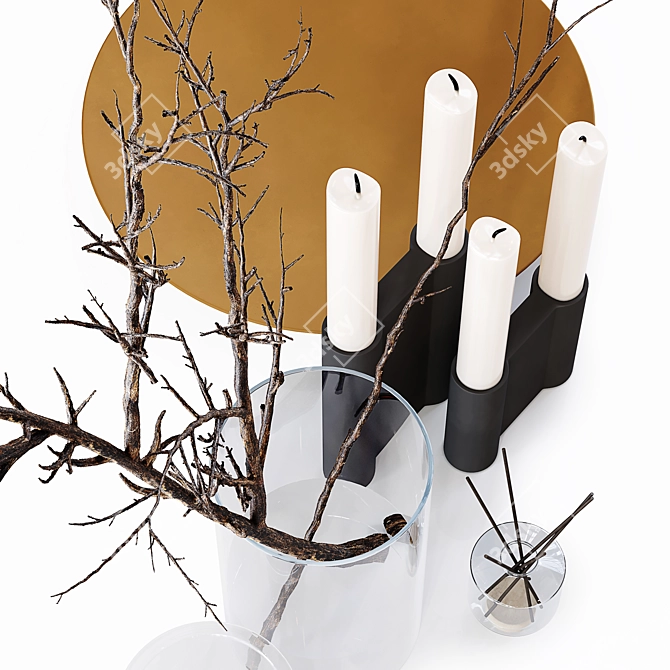 Exquisite Decor Set 206 3D model image 5