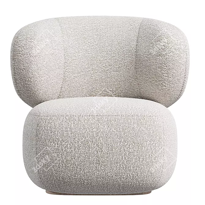  Modern Minimalist Asawa Lounge Chair 3D model image 2