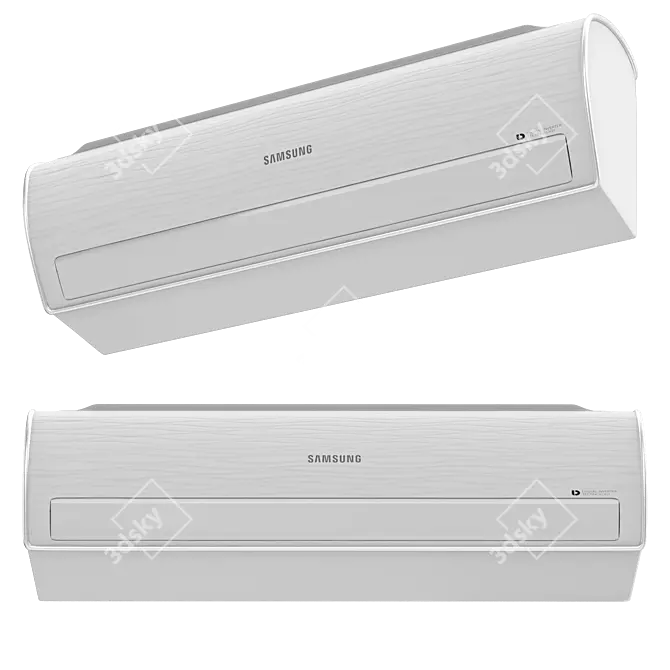 Samsung Nordic Air Conditioner Kit 3D model image 2