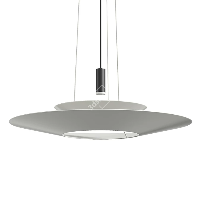 Vibia Flamingo 1540 Dimmable Pendant - Real Size Model 3D model image 1