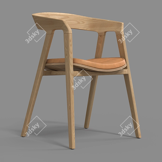 Modern Gaudi Chair with Turbosmoth 3D model image 3