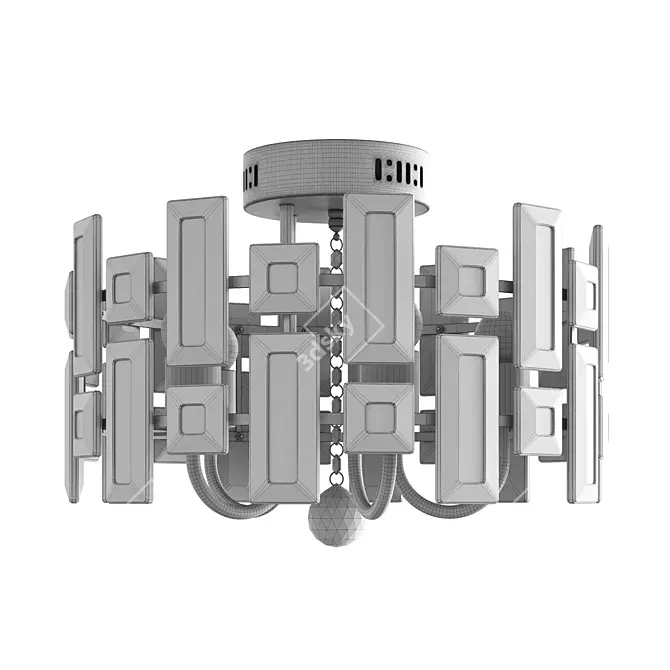 IMEX Modern Chandelier, MD.1979 3D model image 2