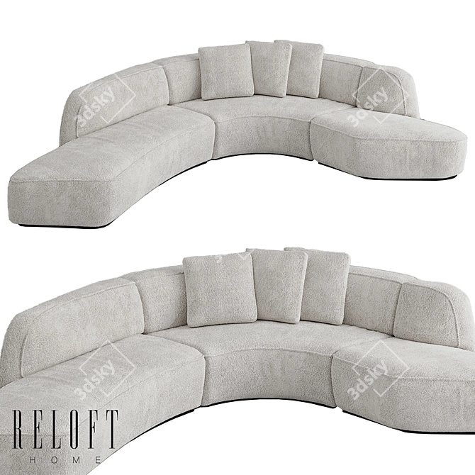 Cashew Modular Sofa Set 6 3D model image 1