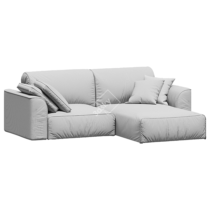 Bayvin Corner Sofa Set 3D model image 6