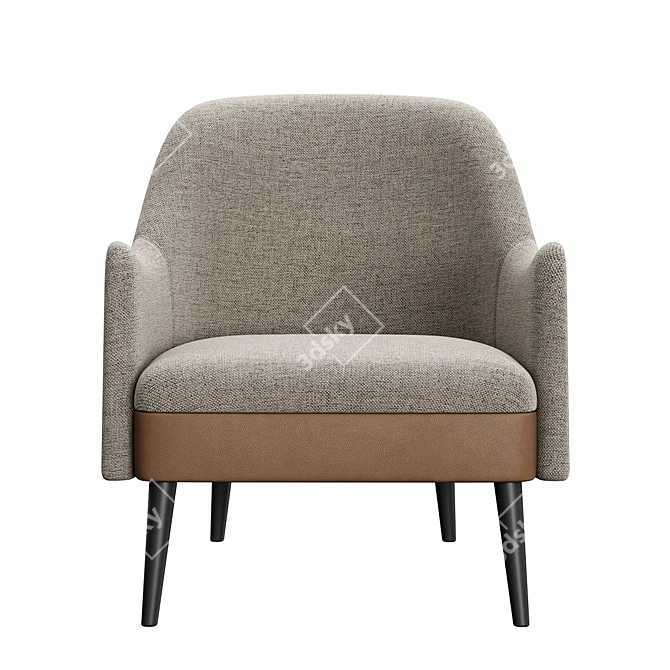 LIT Konyshev Chair, TurboSmooth Render 3D model image 2