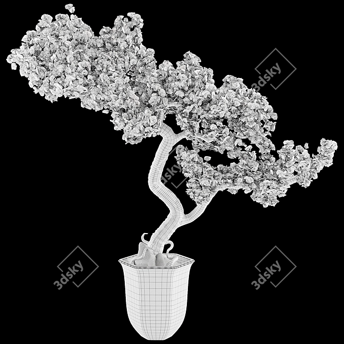 Max 2015 Bonsai Set UV Unwrap 3D model image 7