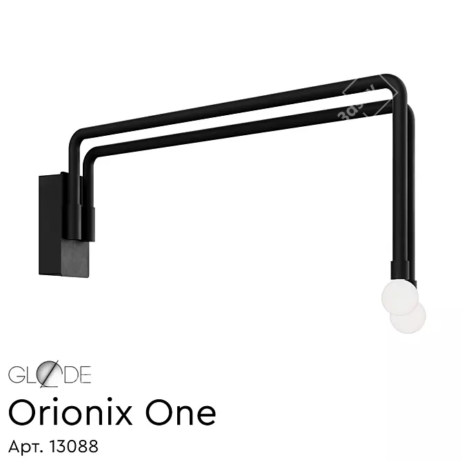 Modern Eco-Friendly Wall Light 3D model image 1