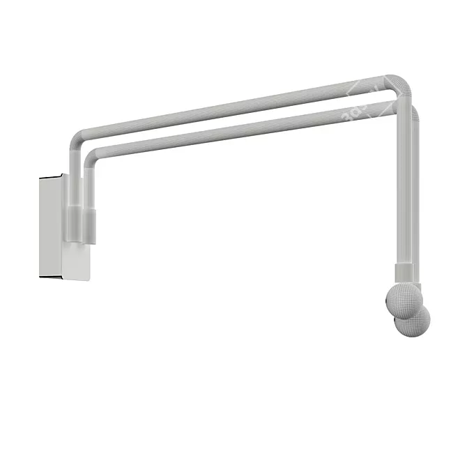 Modern Eco-Friendly Wall Light 3D model image 2
