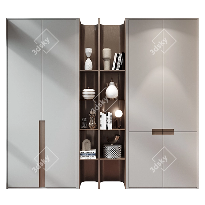 Contemporary Decor Cabinet GHS-2439 3D model image 1