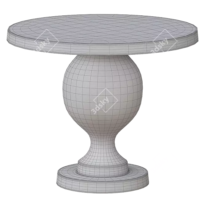 Sleek Alu Rockstar Table Design 3D model image 2