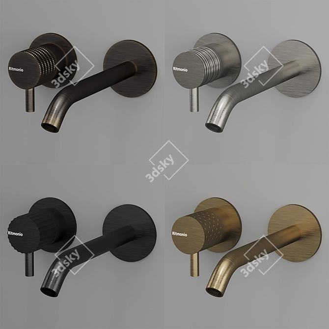 Ritmonio DIAMETRO35 Faucet Set Unique 3D model image 5