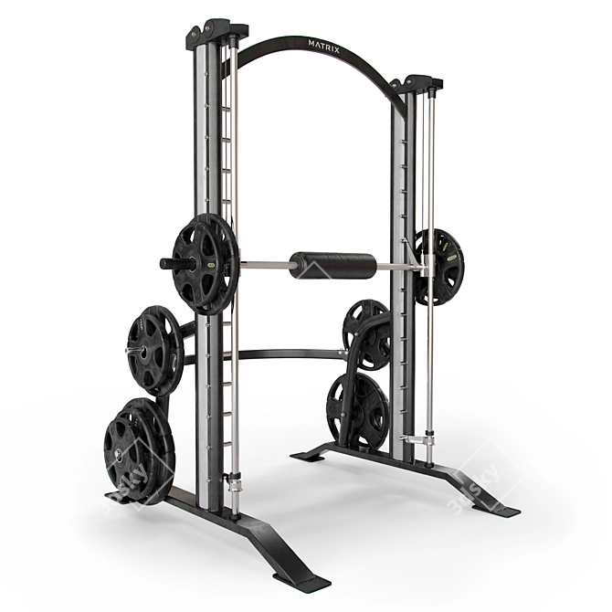  2020 G1 Smith Machine Fitness 3D model image 1