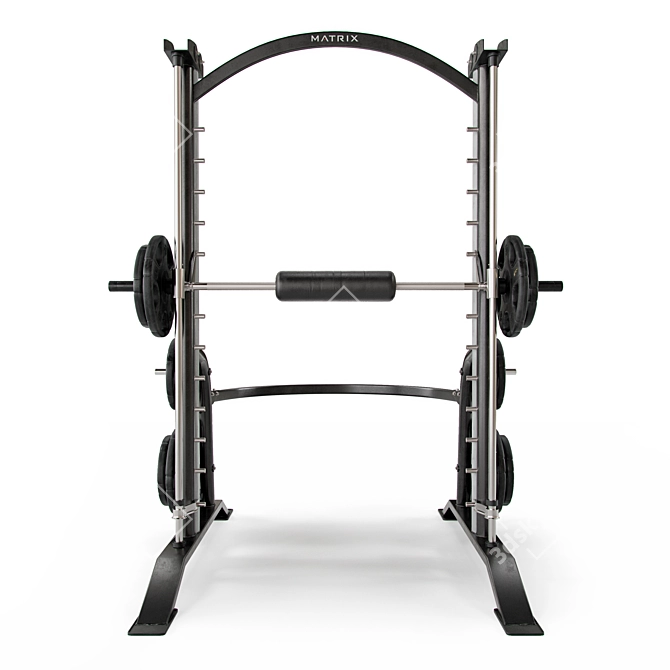  2020 G1 Smith Machine Fitness 3D model image 2