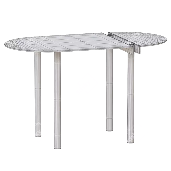 Sleek ORIT Table by Adrenalina 3D model image 2