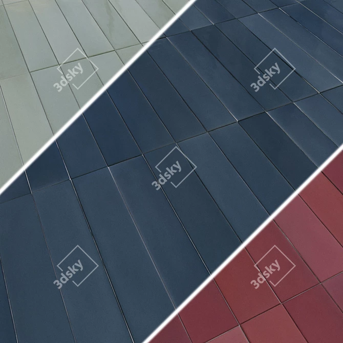 EQUIPE WADI Ceramic Tiles Collection 3D model image 7