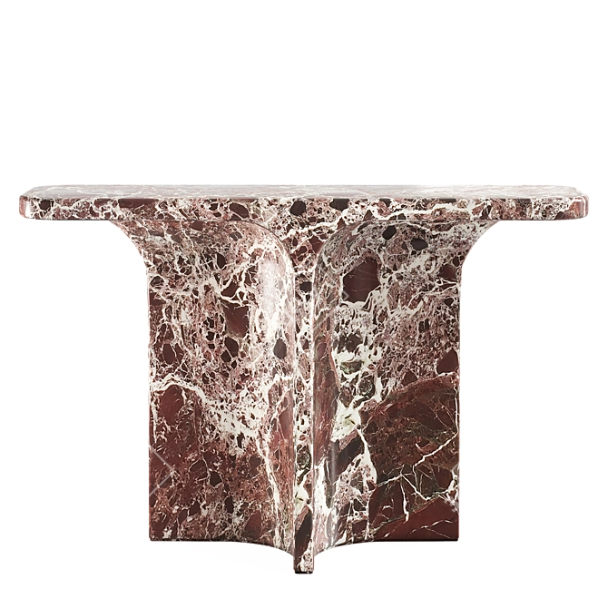 Marble T Console Calacatta Herve Langlais 3D model image 6