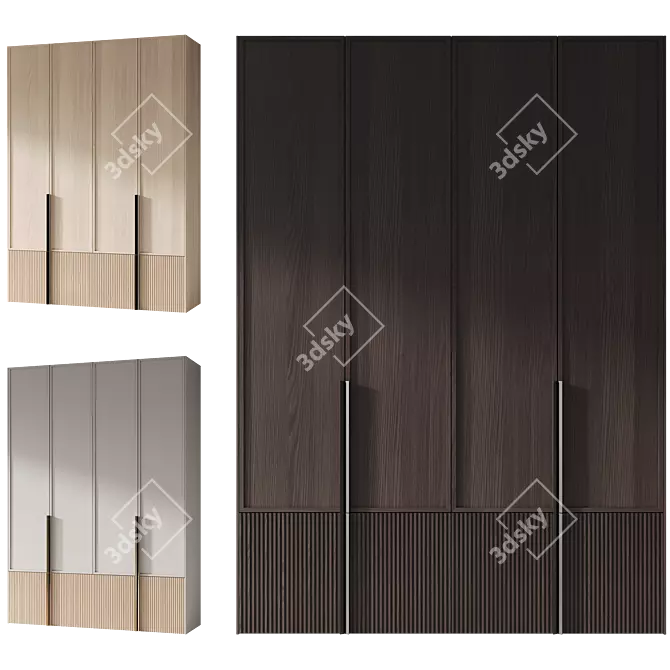 Modern Entryway Furniture Set 3D model image 4