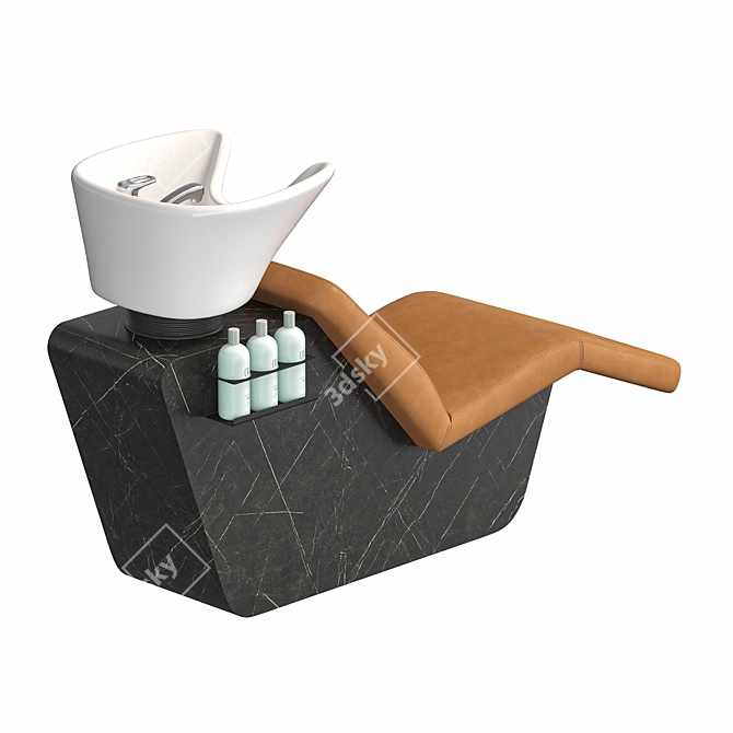  Barbershop Marina Relax Backwash Chair 3D model image 3