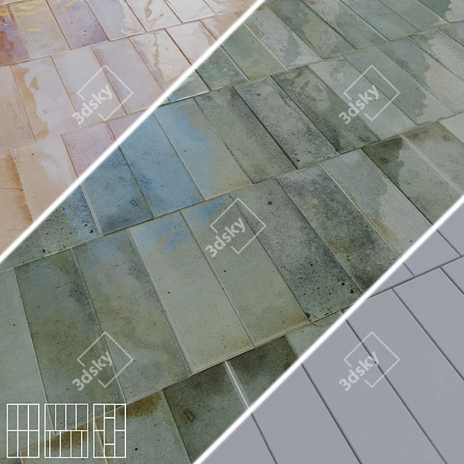 EQUIPE HANOI Ceramic Wall Tiles 3D model image 2