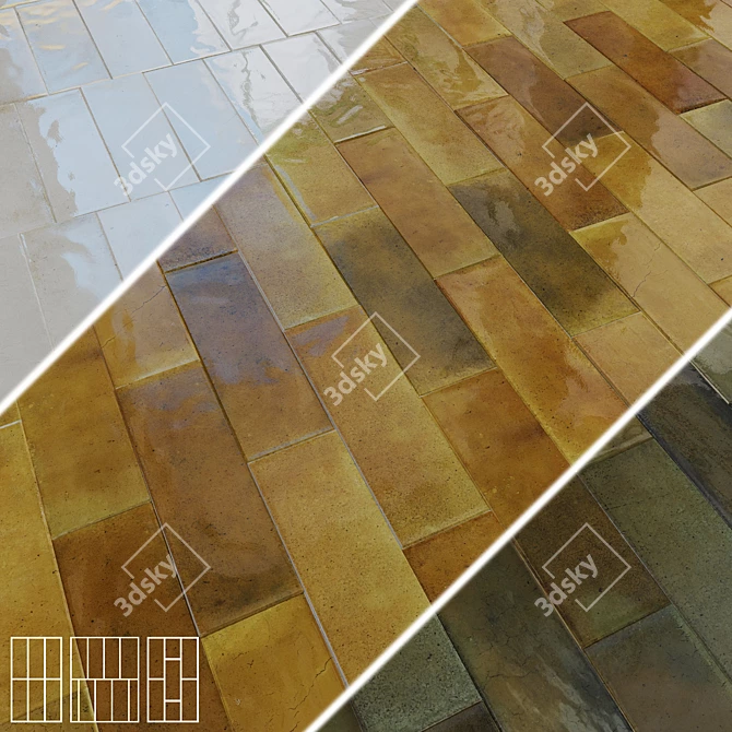 EQUIPE HANOI Ceramic Wall Tiles 3D model image 4