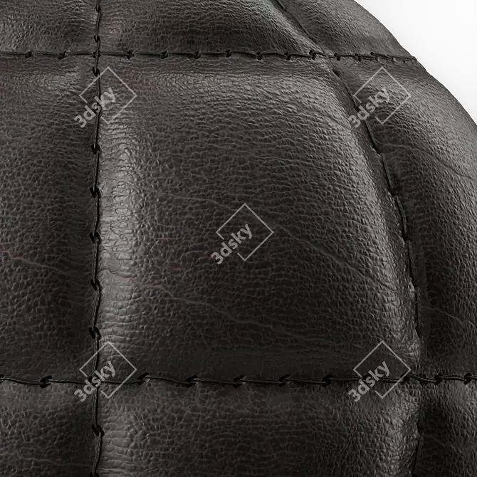 Stitched Leather Texture Pack 3D model image 3