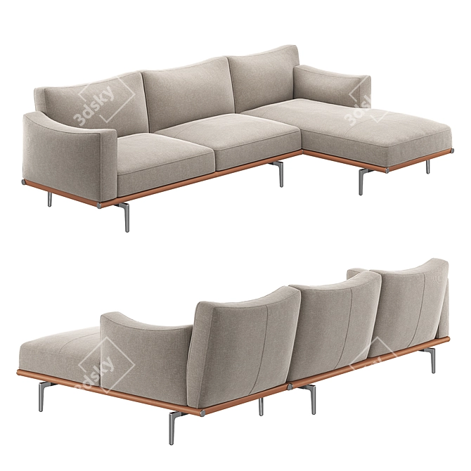 Happy Jack Corner Sofa Set 3D model image 2