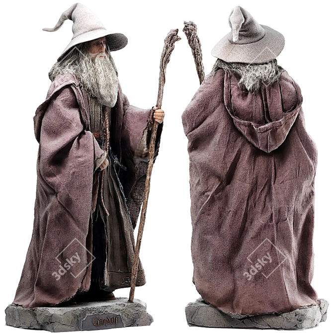  Gandalf Figure by Inart 3D model image 2