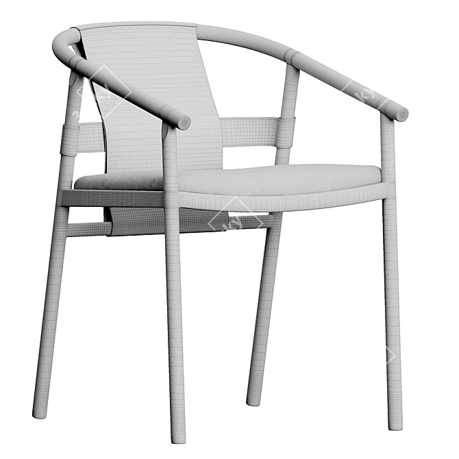 Modern Armchair Ditre Italia Isa 3D model image 6