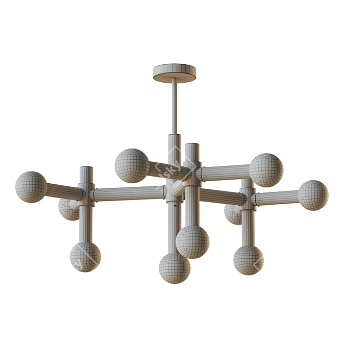 Enchanting SANDYHA Magic Bean Chandelier 3D model image 3