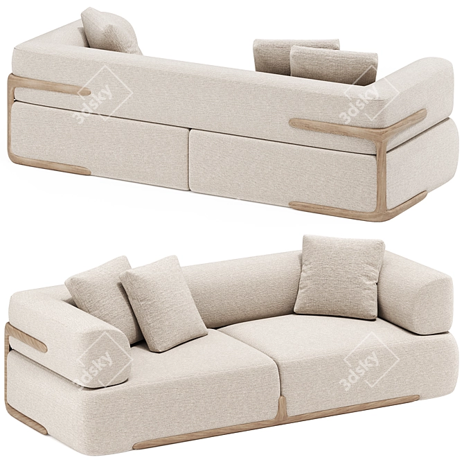 Translation:
КЛЕМ Диван от Porada

Title: Luxurious Klem Sofa Elegance 3D model image 3