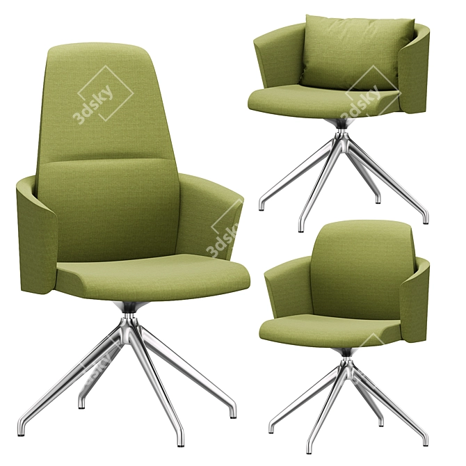 Bralco My Belle Chair 3D model image 1