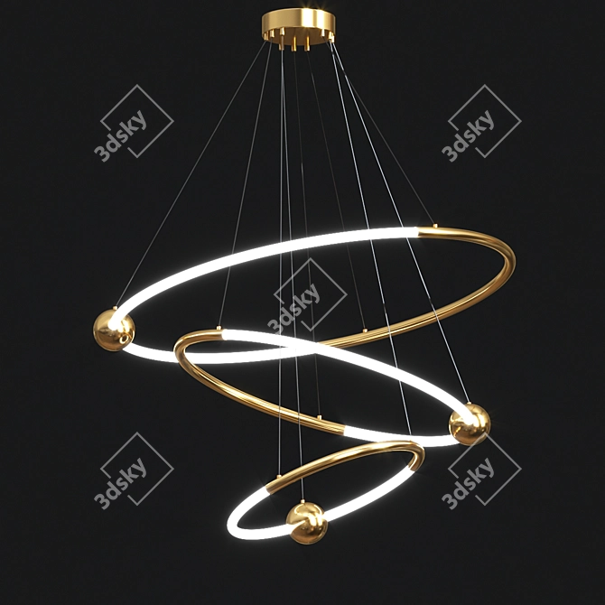 Ecliptica Design Lamp Collection 3D model image 2