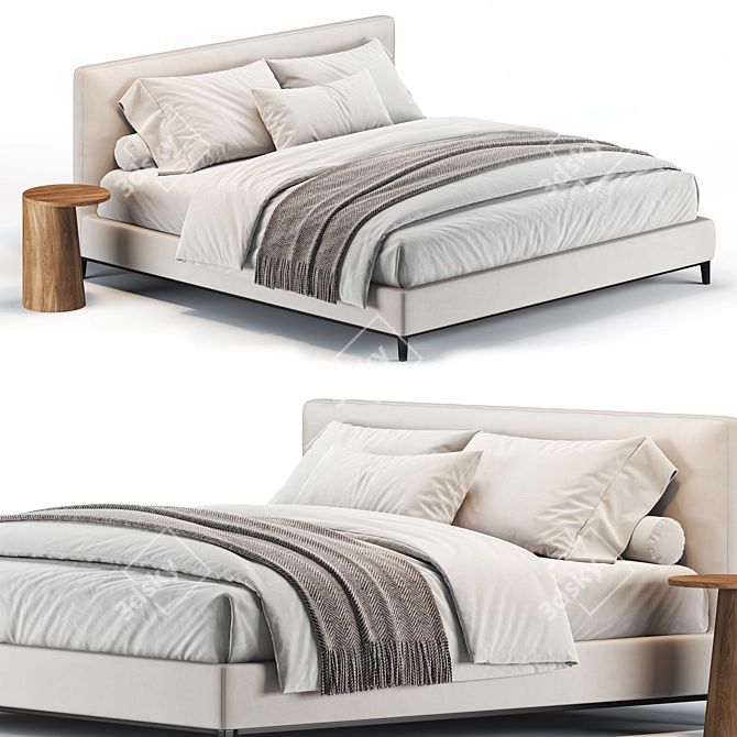 Elegant Andersen Bed 2013 3D model image 1