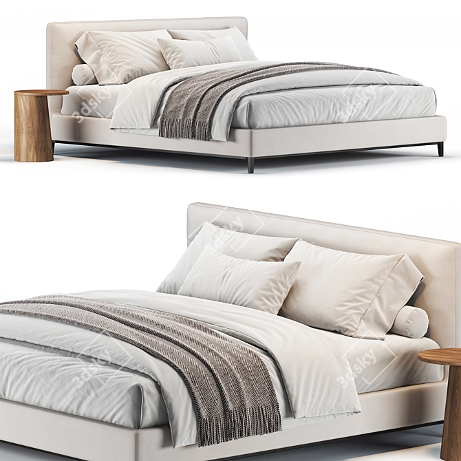 Elegant Andersen Bed 2013 3D model image 2