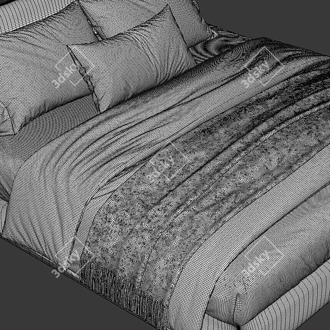 Elegant Andersen Bed 2013 3D model image 4