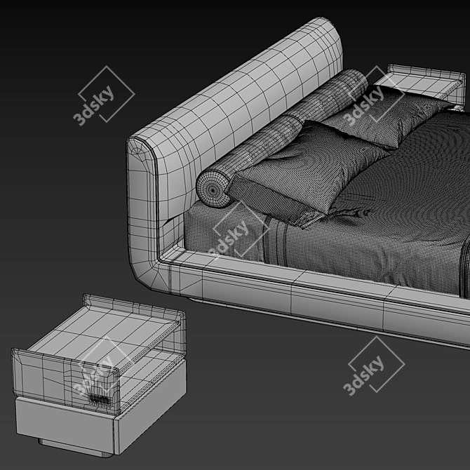 Lum Universal Bed Set 3D model image 6