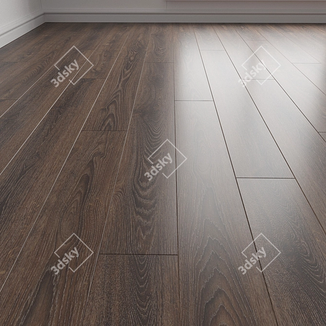 Engineered Wood Parquet Flooring 3D model image 1