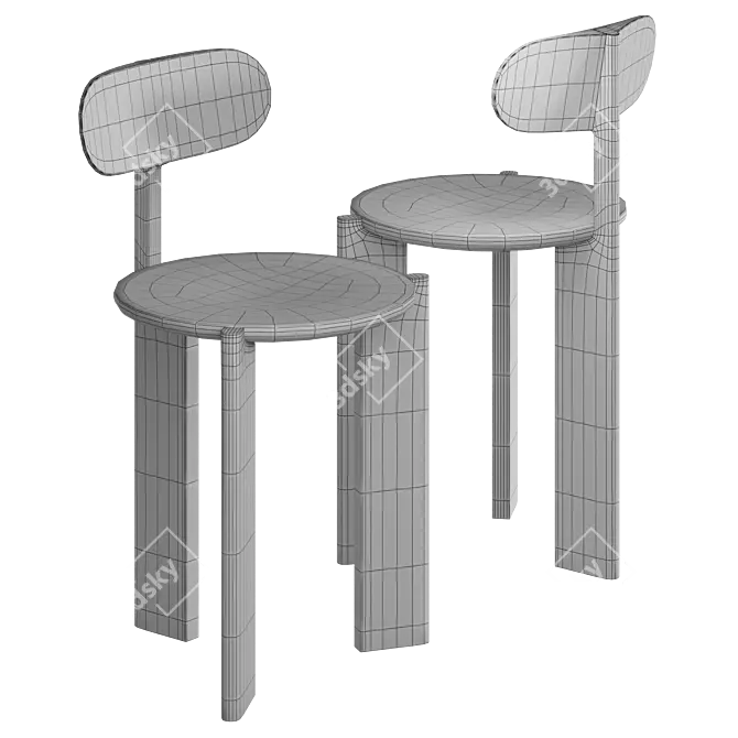 Artu Moritz Putzier Chair Design 3D model image 2