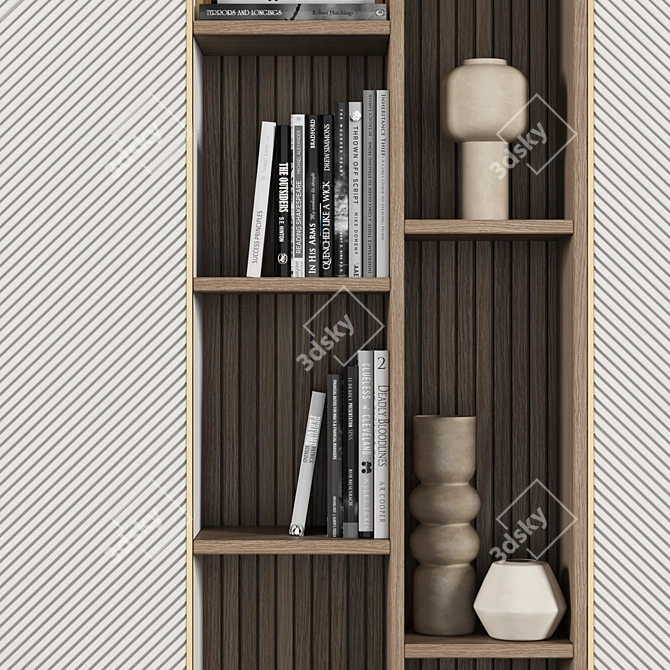 Modern 4K Wardrobe 40 3D model image 7